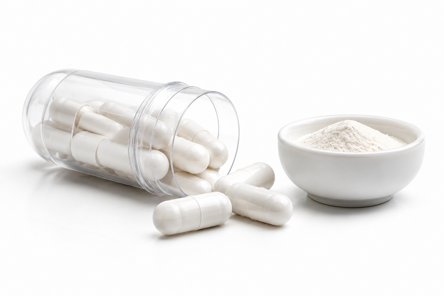 Hard gelatin capsules with formulation powder
